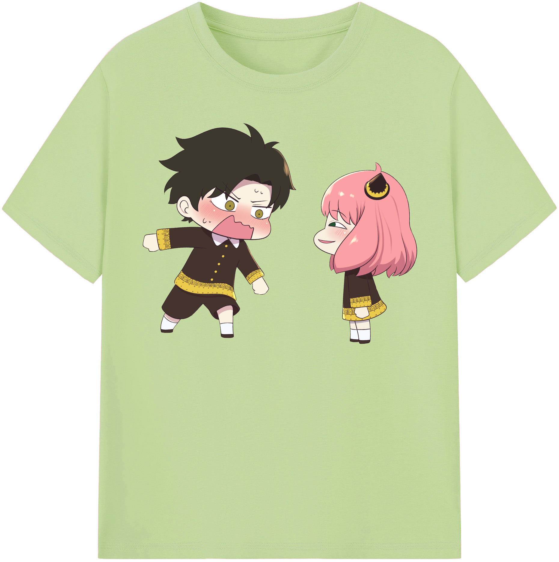 （画像用） SPY×FAMILY间谍家家酒 綿100％半袖Tシャツ（フロントプリント）